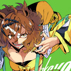 This is a pixiv picture whose title is ジャングルポケット.