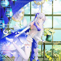 This is a pixiv picture whose title is 自设白崎银子-银妹.