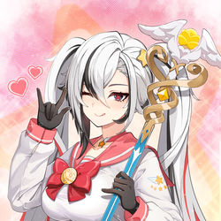 This is a pixiv picture whose title is 魔法少女アルレッキーノ.