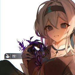 This is a pixiv picture whose title is ⁉️.