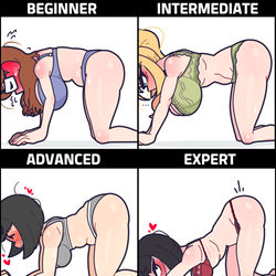 This is a pixiv picture whose title is 비기너 밈.