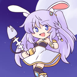 This is a pixiv picture whose title is 「月ウサギのそだてかた」より、リン.