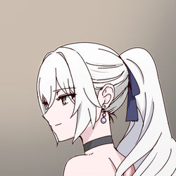 This is a pixiv picture whose title is bronya.