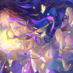This is a pixiv picture whose title is airi kanna cover illust.