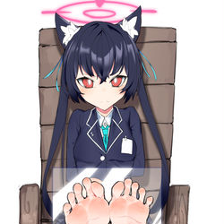 This is a pixiv picture whose title is 捕獲された黒見セリカの罰！❤❤.