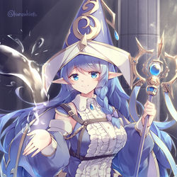 This is a pixiv picture whose title is 水遣いちゃん.