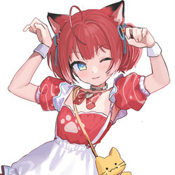 This is a pixiv picture whose title is 赤見かるび.