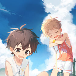 This is a pixiv picture whose title is 夏が懐かしくなった.