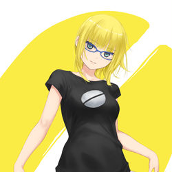 This is a pixiv picture whose title is メガネ+メレさん.