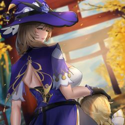 This is a pixiv picture whose title is The Blissful Moment.