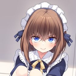 This is a pixiv picture whose title is 「下着？見せるわけないじゃないですか！！♡」.