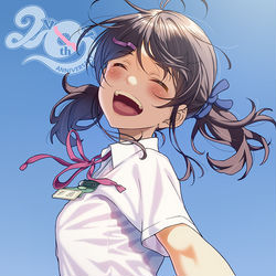 This is a pixiv picture whose title is 看板娘「蒼囲空」20周年記念まとめ。.