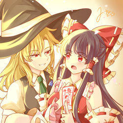 This is a pixiv picture whose title is 巫女様だっこ.