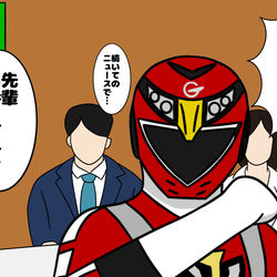 This is a pixiv picture whose title is 登場する時間を間違えた走輔.