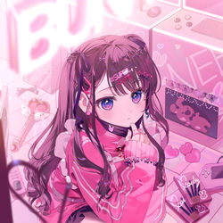 This is a pixiv picture whose title is うさぎ大好きJKちゃん（ジャージメイドver.）.