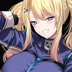 This is a pixiv picture whose title is 爆乳タレントお姉さん.