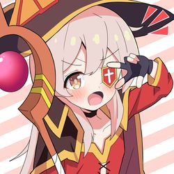 This is a pixiv picture whose title is 我が名は、まひろ！（めぐみんver）.