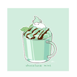This is a pixiv picture whose title is チョコミント.