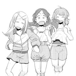 This is a pixiv picture whose title is 大縄跳びする補修組.