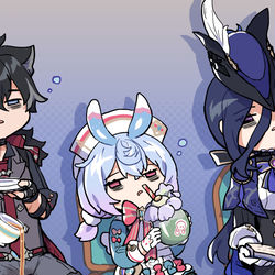 This is a pixiv picture whose title is ねむい.