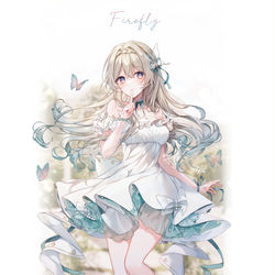 This is a pixiv picture whose title is ホタル.