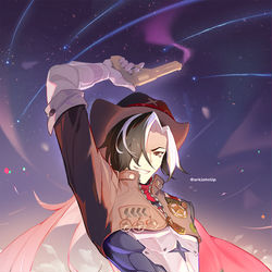 This is a pixiv picture whose title is Boothill.