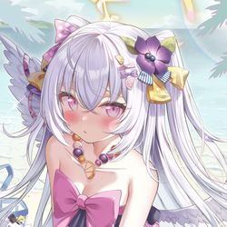 This is a pixiv picture whose title is 水着アズサ.