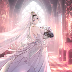 This is a pixiv picture whose title is 流萤～梦中的婚礼.