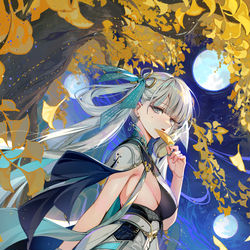 This is a pixiv picture whose title is 今汐.