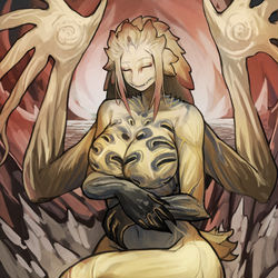 This is a pixiv picture whose title is 青春虾头苍蓝星不会梦见煌啼阿姨要求做些奇奇怪怪的事情.