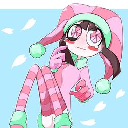 This is a pixiv picture whose title is パステルピンク.
