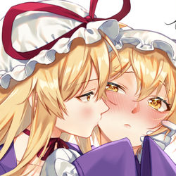 This is a pixiv picture whose title is キスの日.
