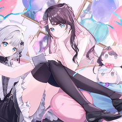 This is a pixiv picture whose title is 無題.