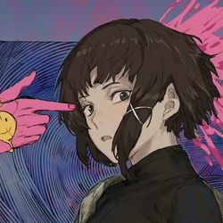 This is a pixiv picture whose title is 雨.