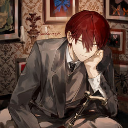 This is a pixiv picture whose title is Demian Moussaieff.
