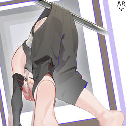 This is a pixiv picture whose title is ¿/( oᴬo )\.