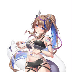 This is a pixiv picture whose title is 칸나 수영복.