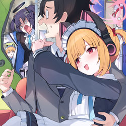 This is a pixiv picture whose title is 先生、夜のご奉仕して欲しいな♡.