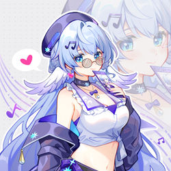 This is a pixiv picture whose title is 下次要来看我的演唱会呀♬.