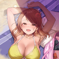 This is a pixiv picture whose title is 【362+】　「ええー？今ここでぇ？」.