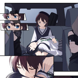 This is a pixiv picture whose title is 不装了，我就想画这个.