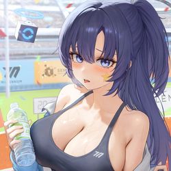 This is a pixiv picture whose title is ユウカ.