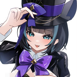 This is a pixiv picture whose title is チェシャー.