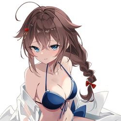 This is a pixiv picture whose title is 水着時雨.