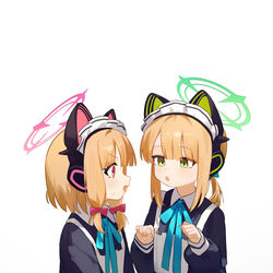 This is a pixiv picture whose title is 才羽姉妹.