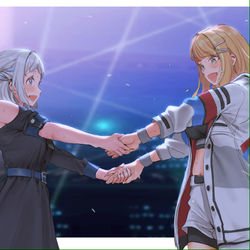 This is a pixiv picture whose title is 約束.
