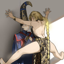 This is a pixiv picture whose title is 在一个皮蛋电波都无法到达的隐秘房间里....