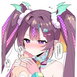 This is a pixiv picture whose title is ナイトメアちゃんとWIN-WINな事したい….