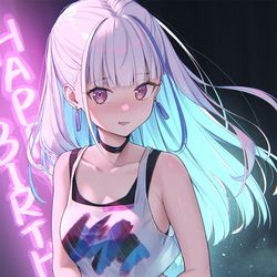 This is a pixiv picture whose title is リゼ様お誕生日2024~.