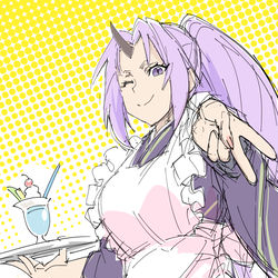 This is a pixiv picture whose title is カフェ・ド・ONI.